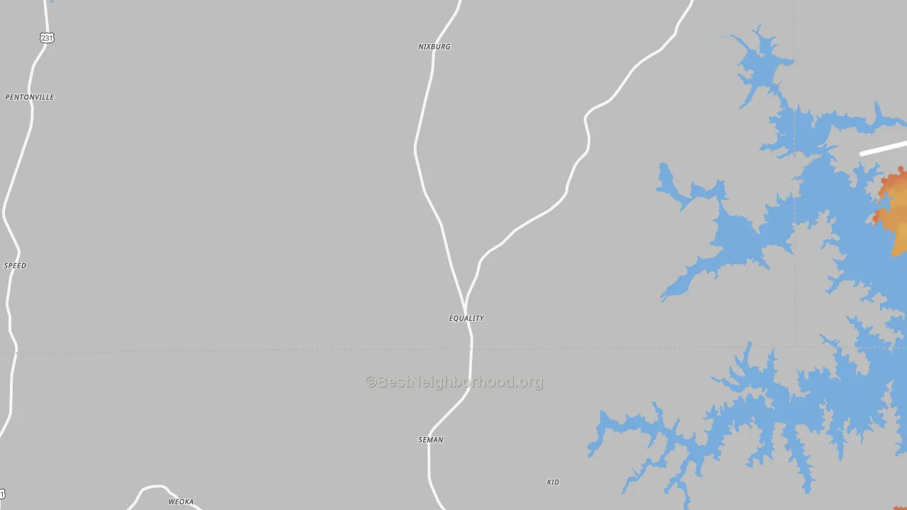 Bike Grade map of 36026, AL
