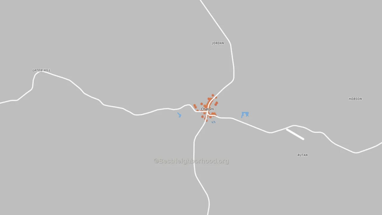 Bike Grade map of 36518, AL