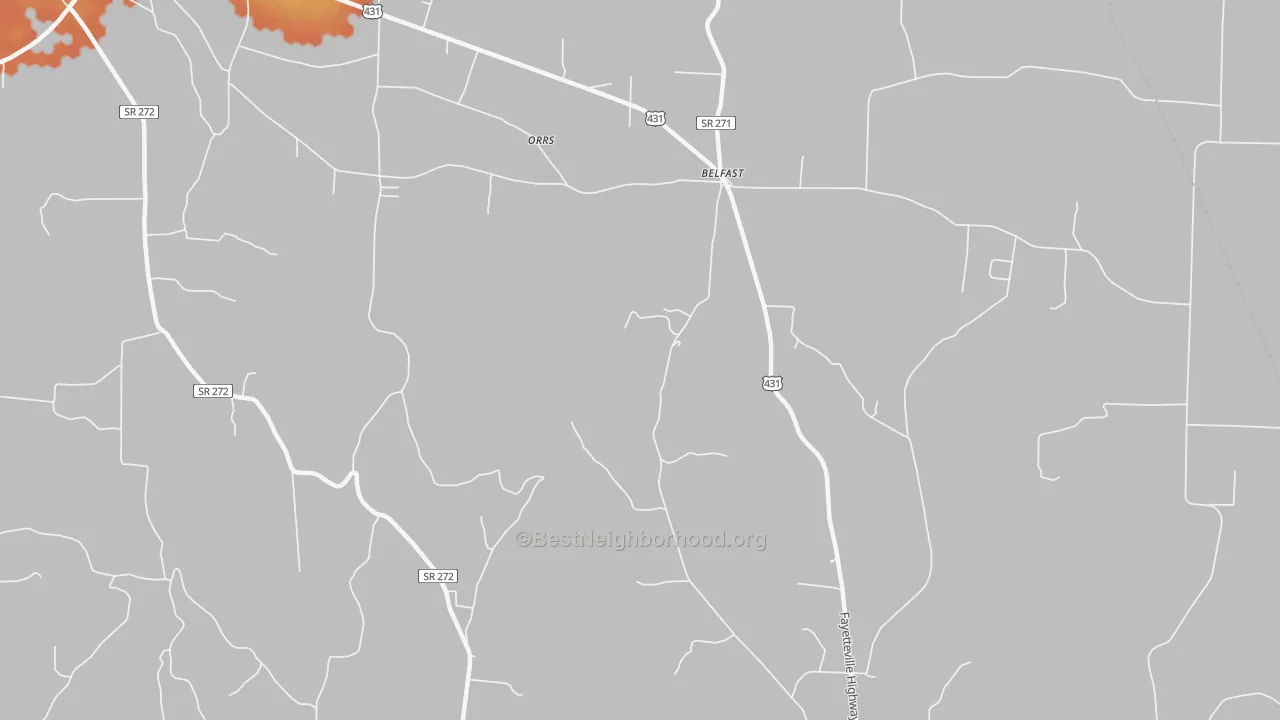 Bike Grade map of 37019, TN