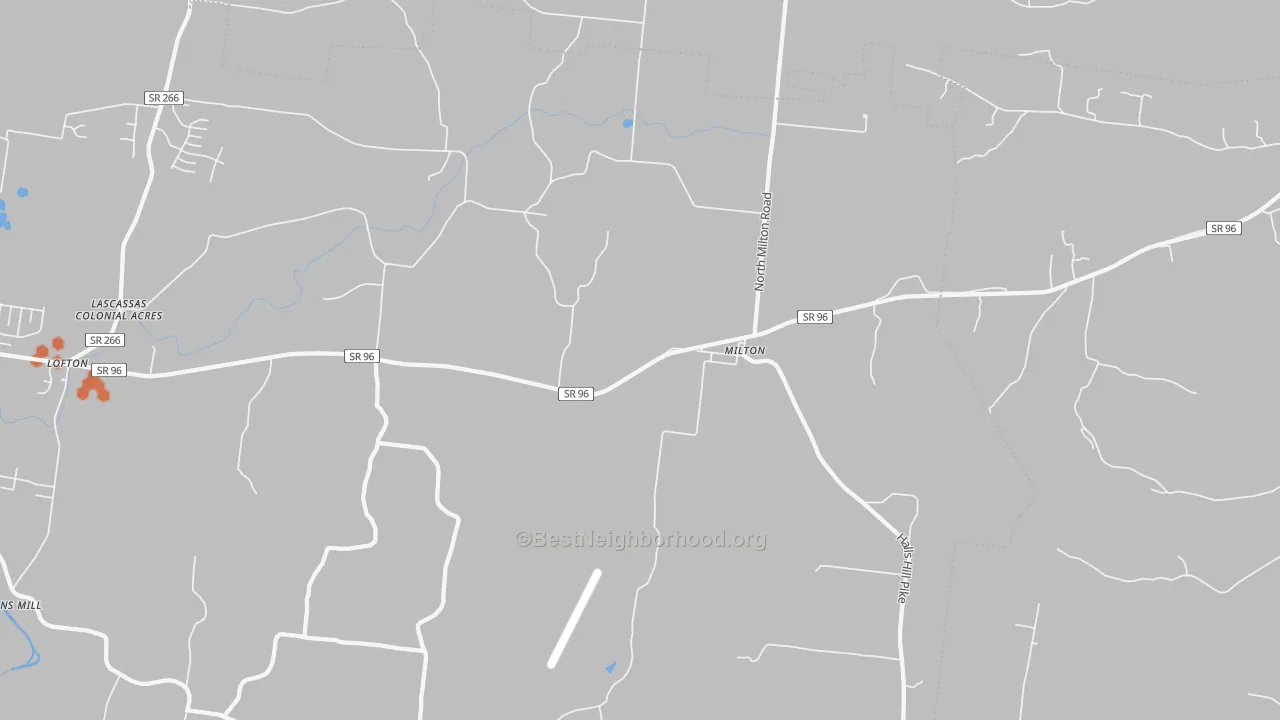 Bike Grade map of 37118, TN