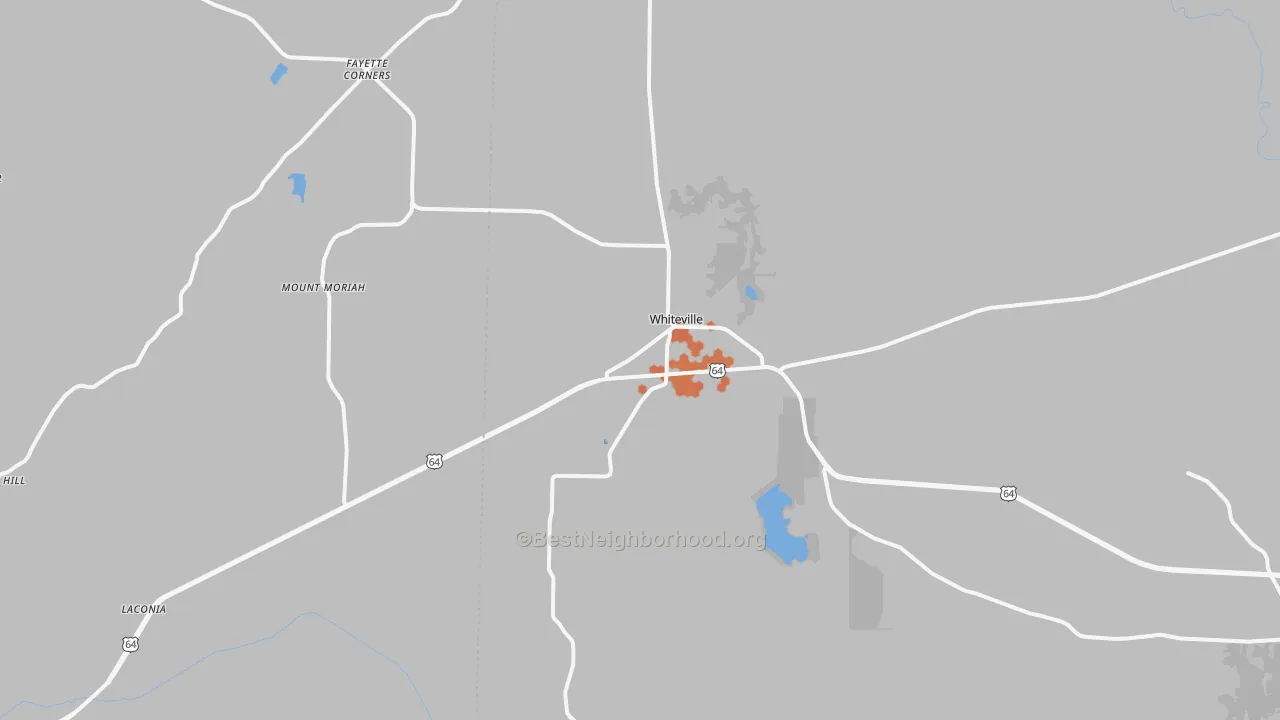 Bike Grade map of 38075, TN