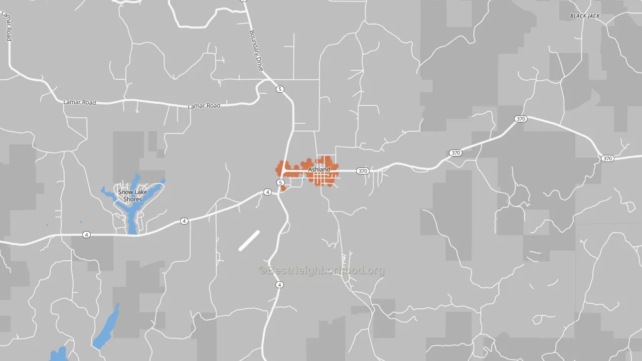 Bike Grade map of 38603, MS