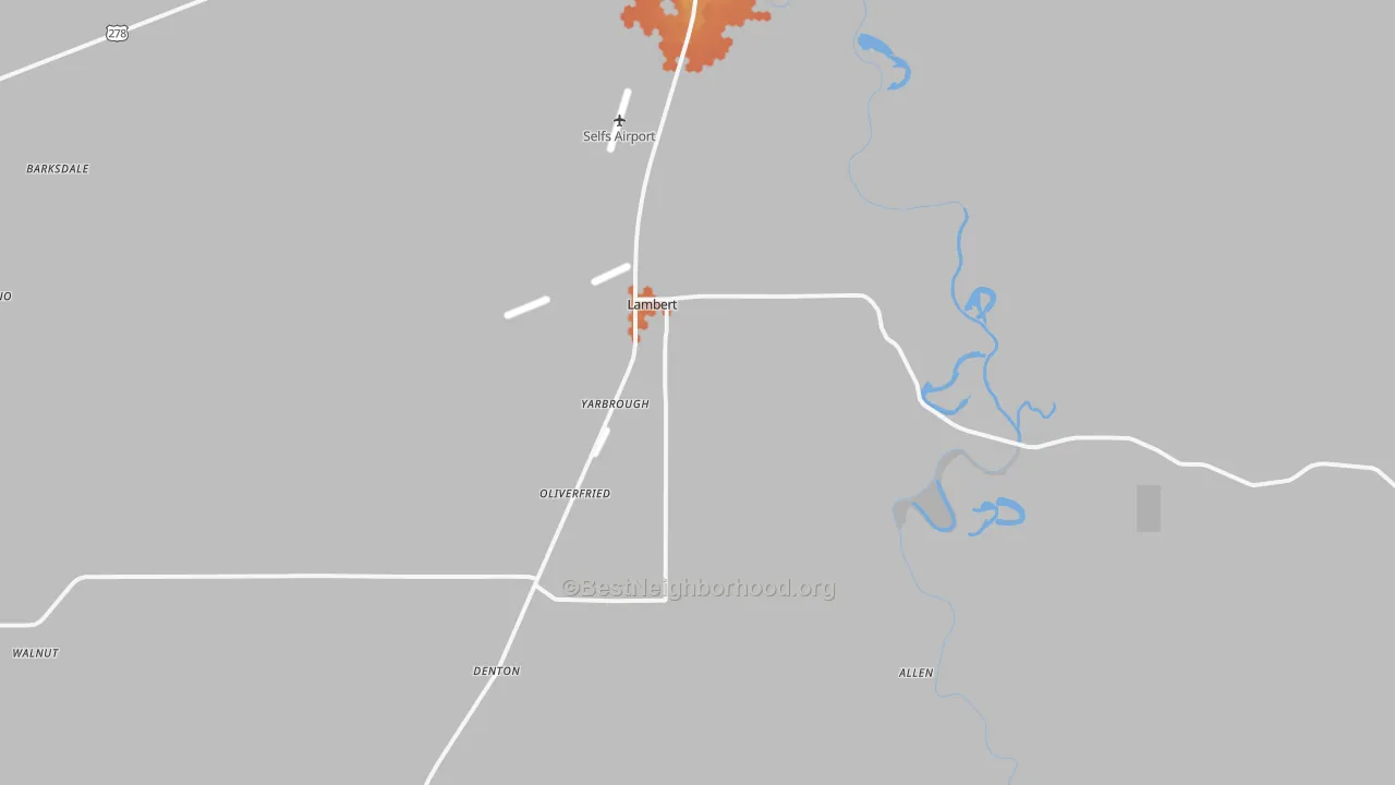 Bike Grade map of 38643, MS