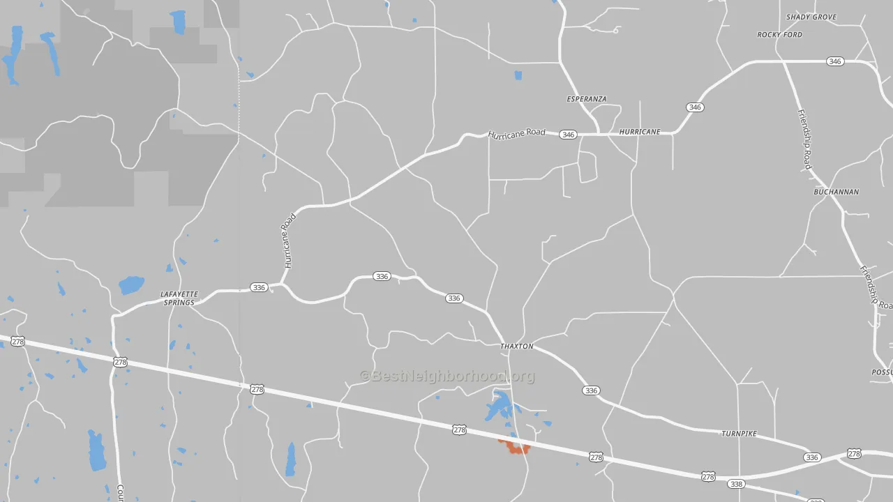 Bike Grade map of 38871, MS