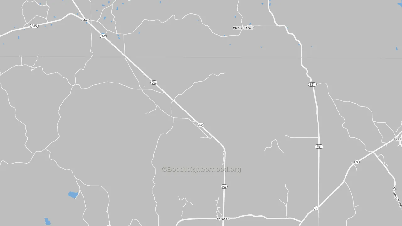 Bike Grade map of 38913, MS