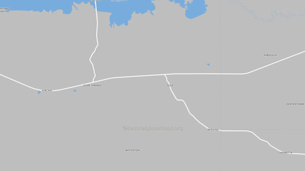 Bike Grade map of 38929, MS
