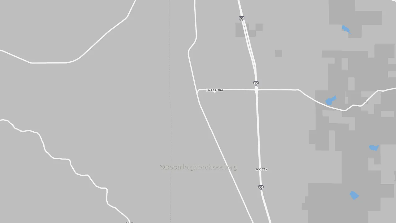 Bike Grade map of 38961, MS