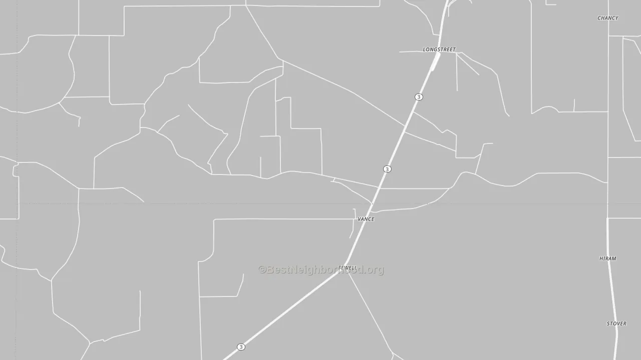 Bike Grade map of 38964, MS