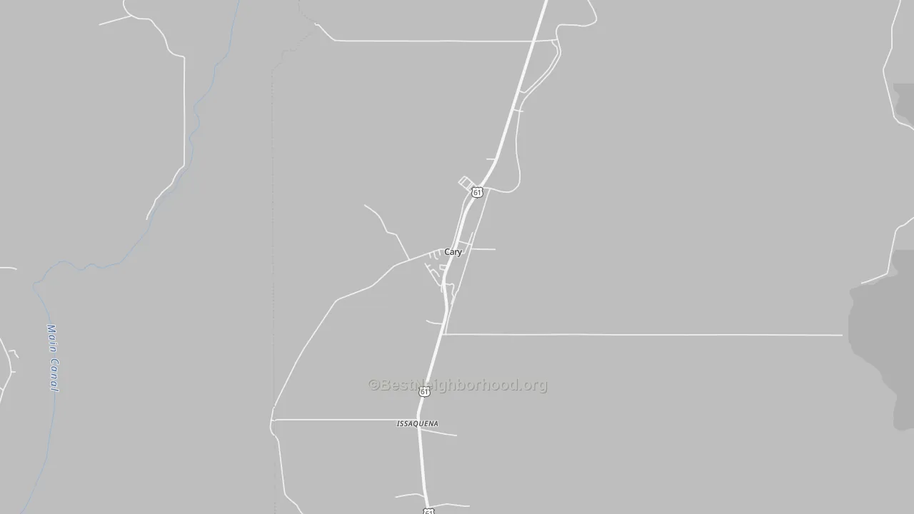 Bike Grade map of 39054, MS