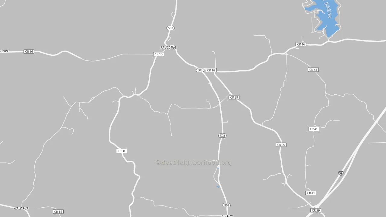 Bike Grade map of 39348, MS