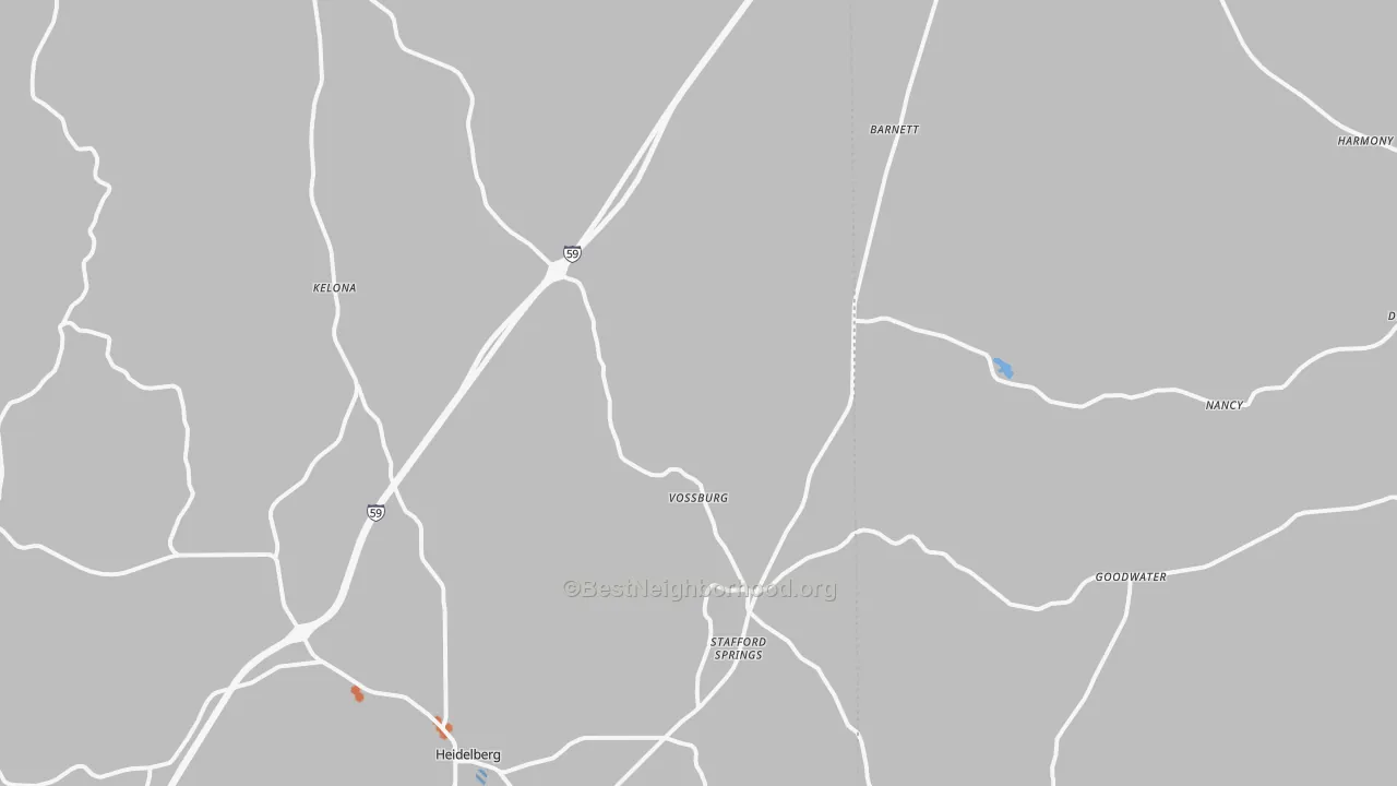 Bike Grade map of 39366, MS