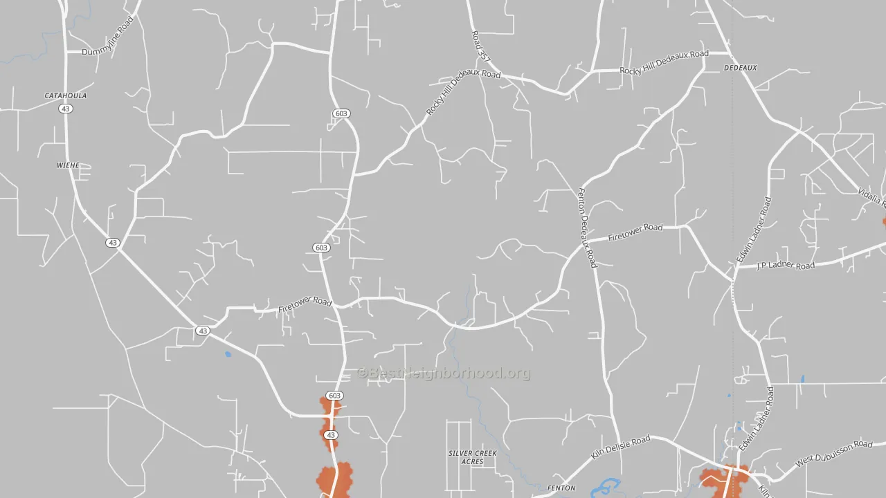 Bike Grade map of 39556, MS