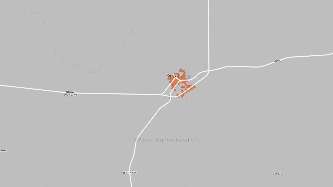 Bike Grade map of 39631, MS