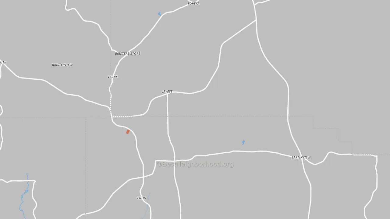 Bike Grade map of 39641, MS