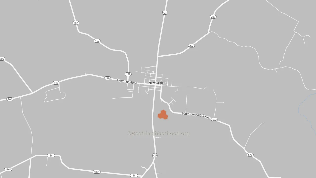 Bike Grade map of 40058, KY