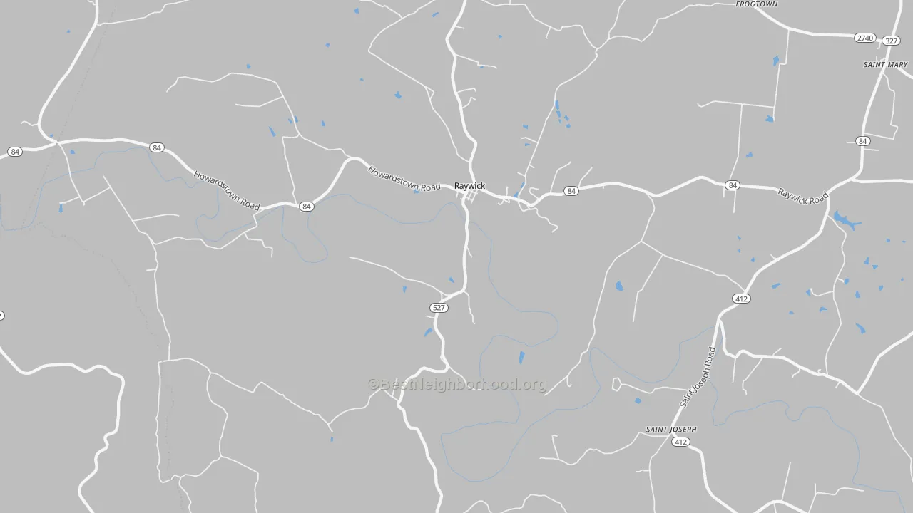 Bike Grade map of 40060, KY