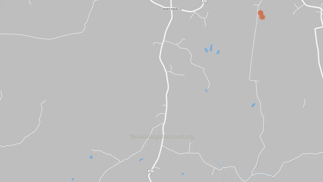 Bike Grade map of 40062, KY