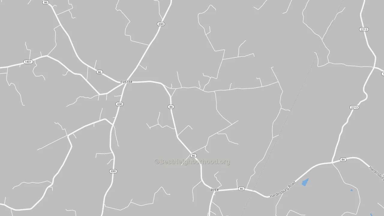 Bike Grade map of 40115, KY