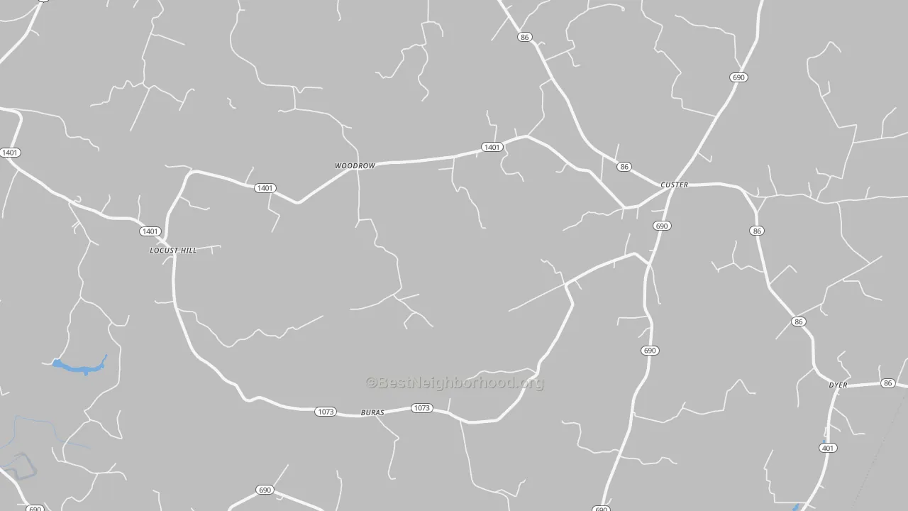 Bike Grade map of 40140, KY