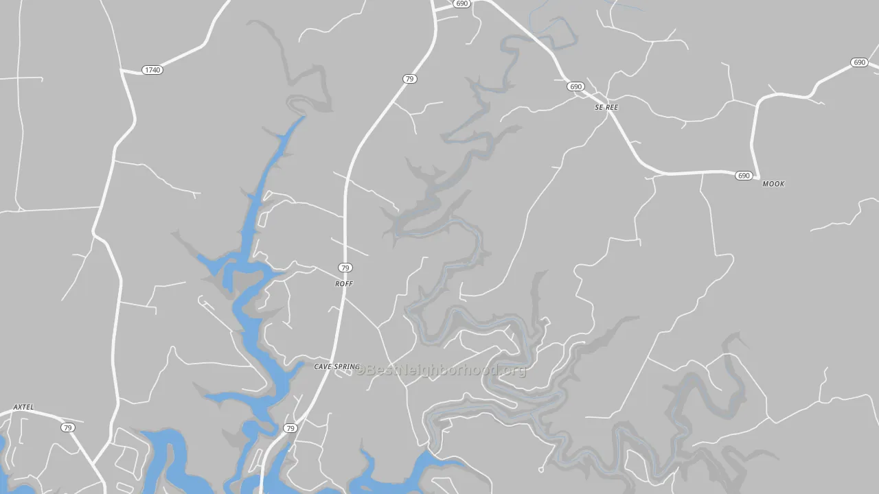 Bike Grade map of 40178, KY