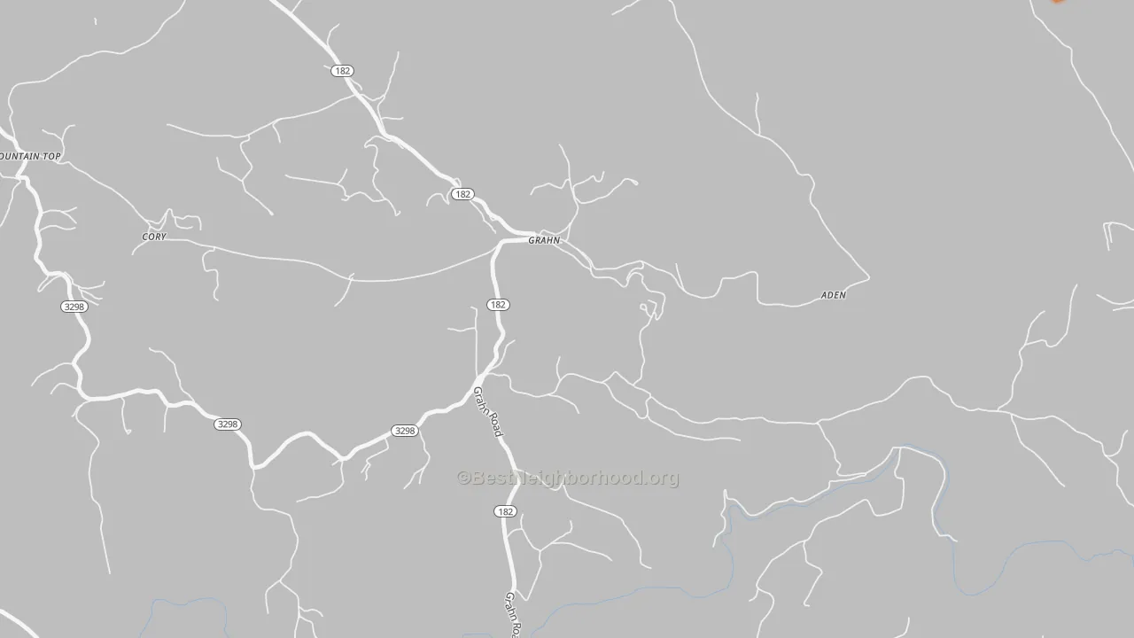 Bike Grade map of 41142, KY