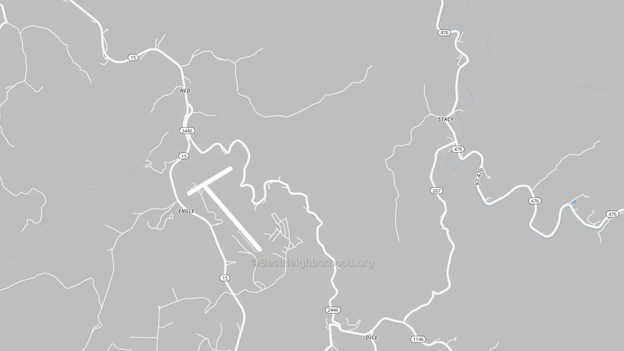 Bike Grade map of 41367, KY
