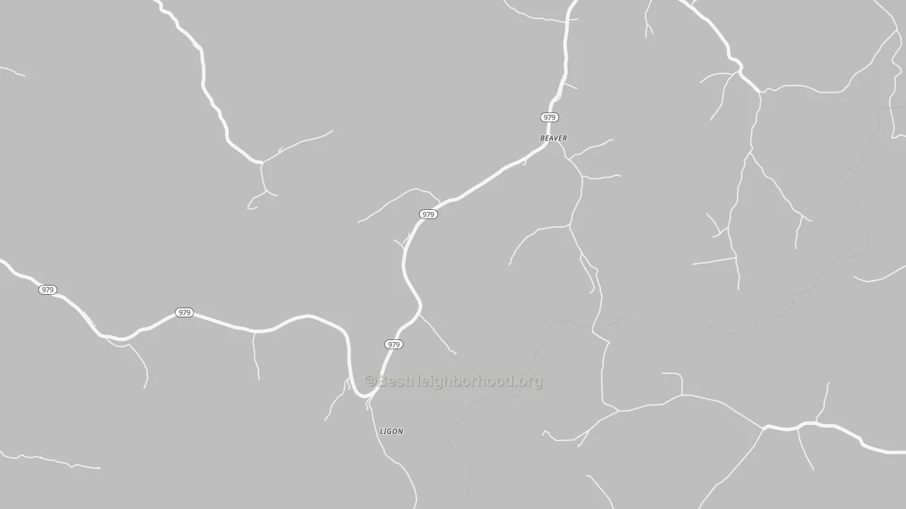 Bike Grade map of 41604, KY