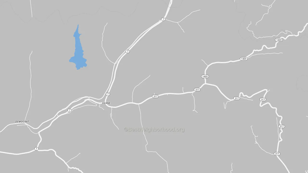 Bike Grade map of 41812, KY