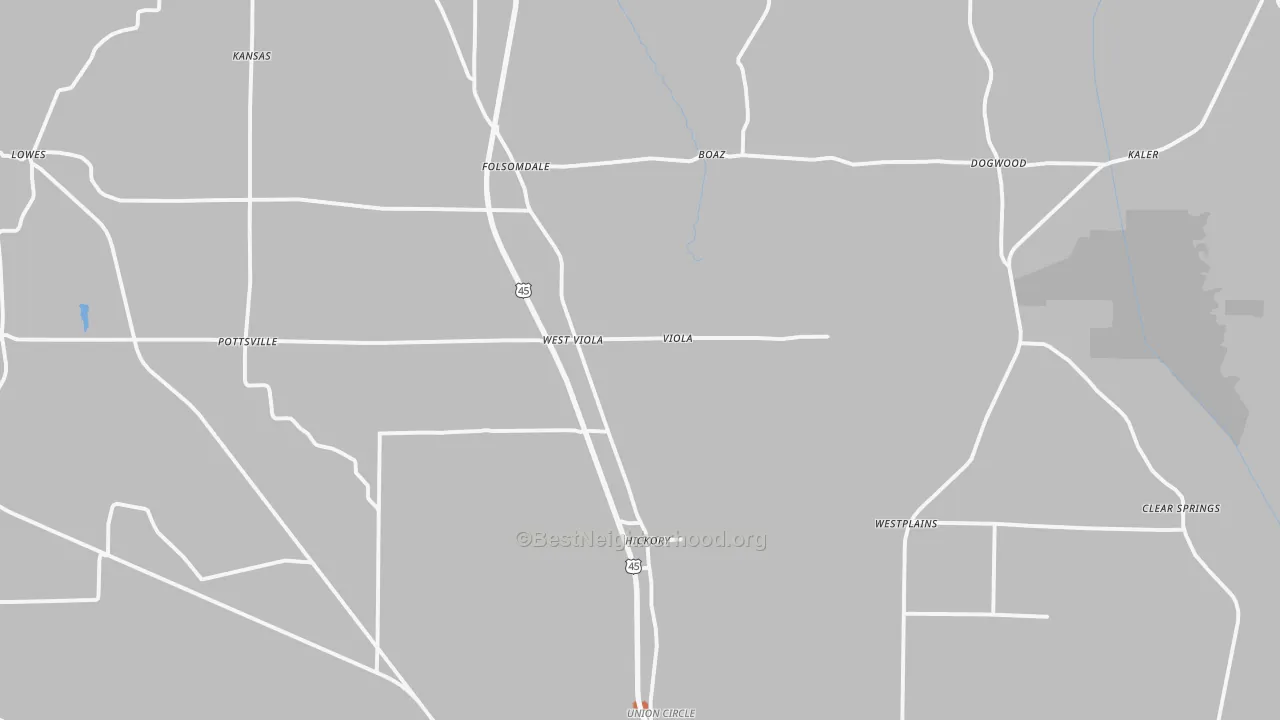 Bike Grade map of 42051, KY