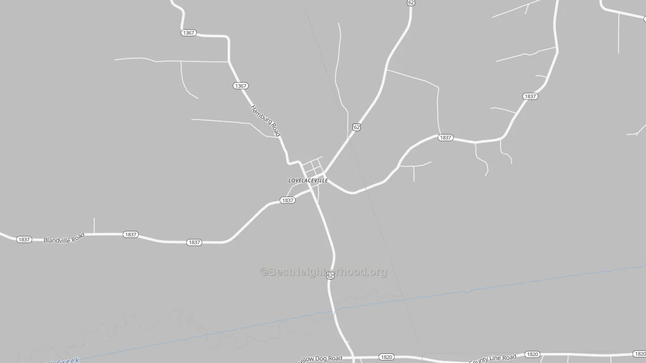 Bike Grade map of 42060, KY