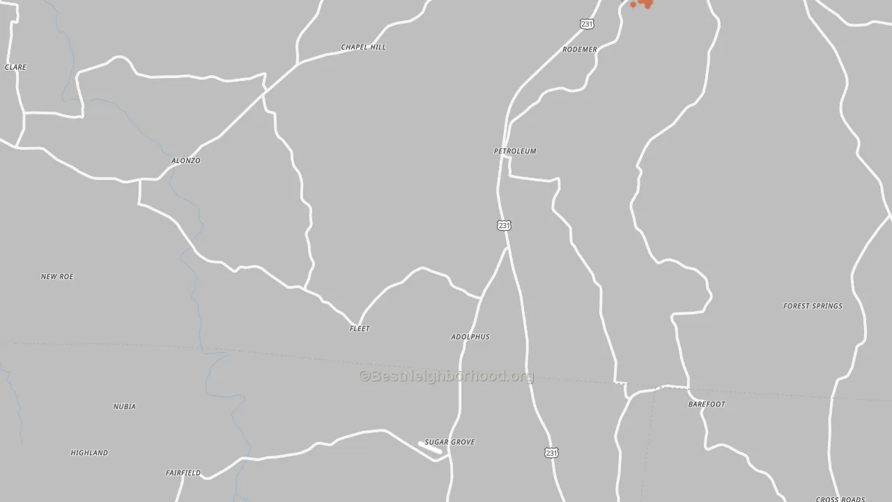 Bike Grade map of 42120, KY