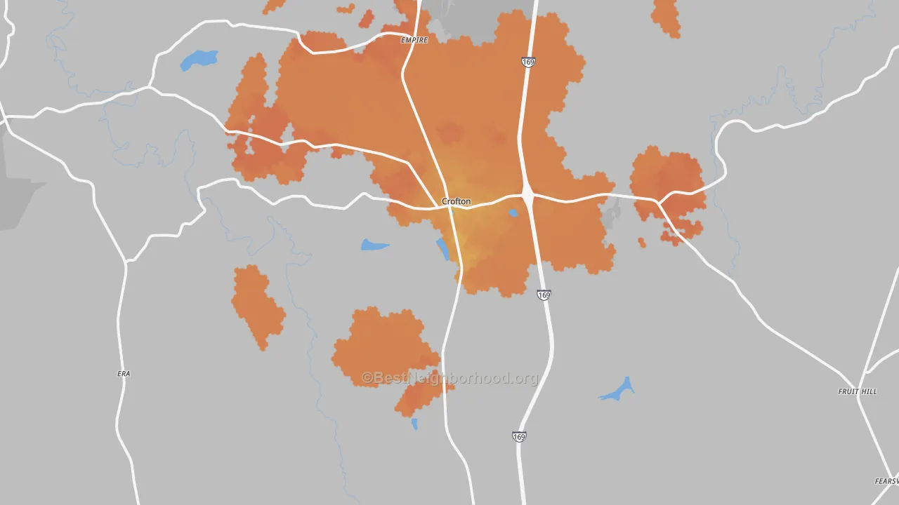 Bike Grade map of 42217, KY