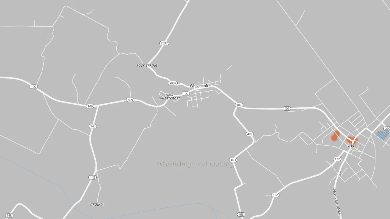 Bike Grade map of 42463, KY