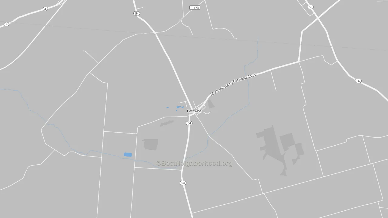 Bike Grade map of 43010, OH
