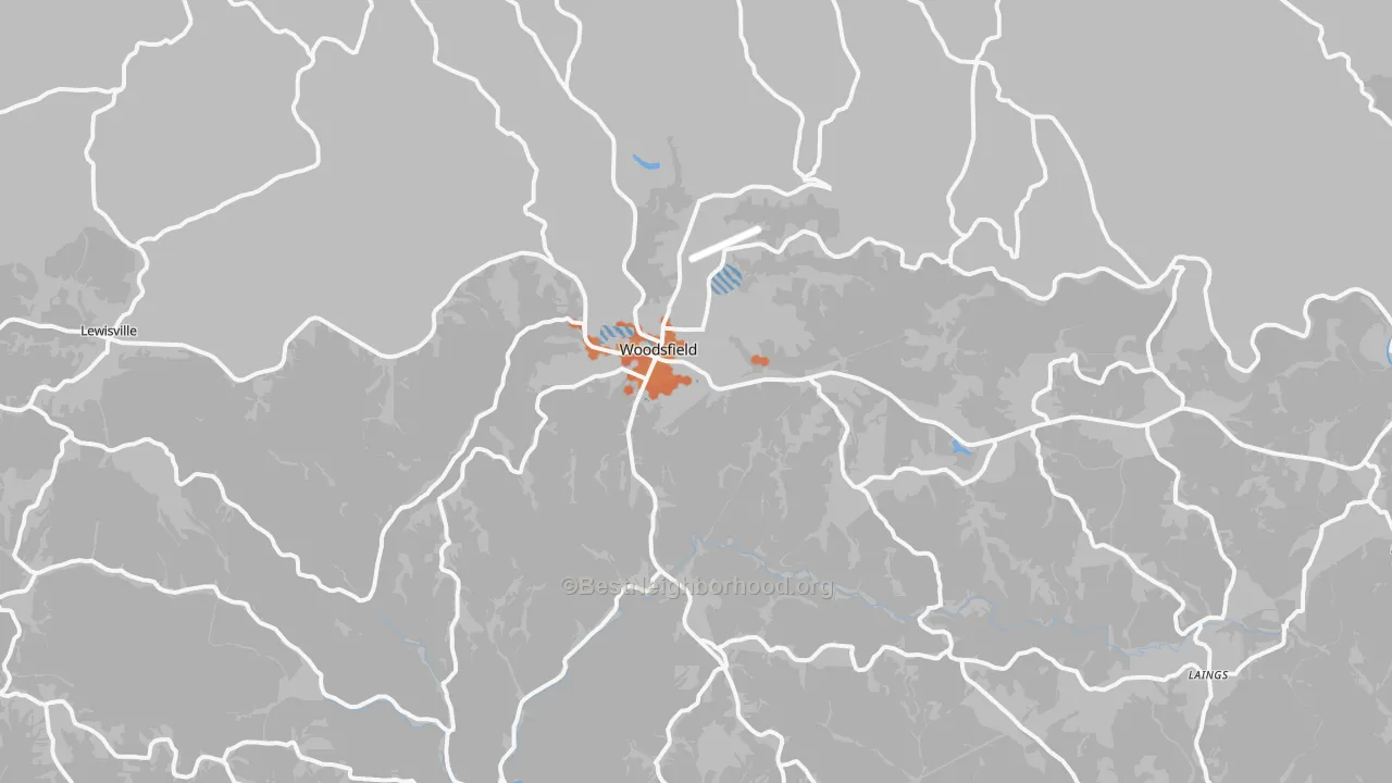 Bike Grade map of 43793, OH
