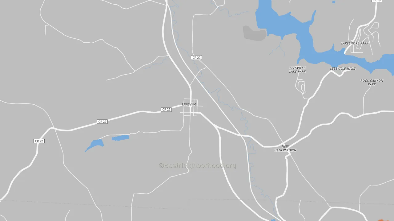 Bike Grade map of 44639, OH