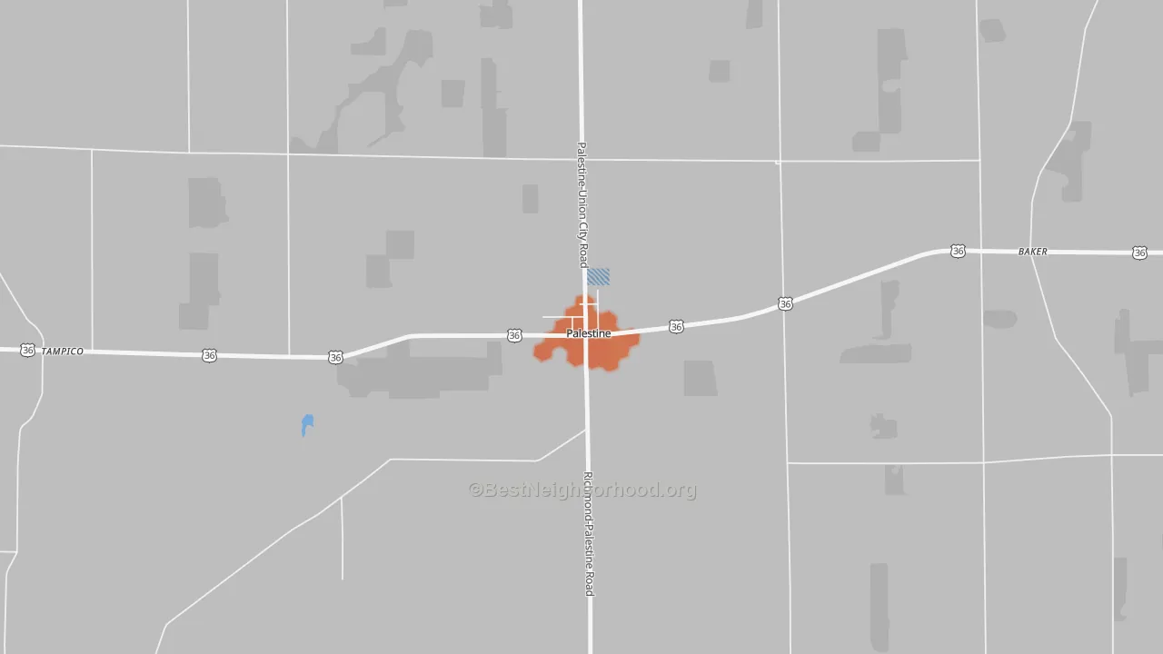 Bike Grade map of 45352, OH