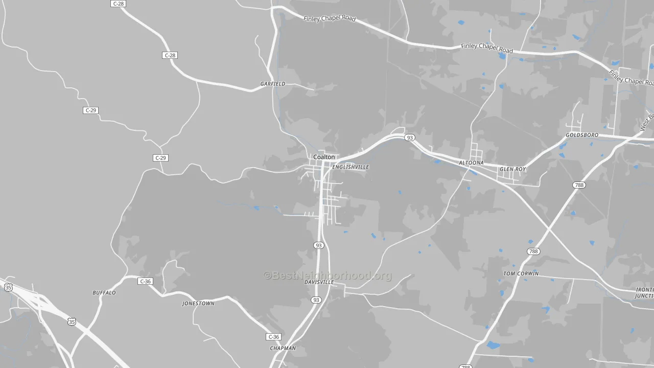 Bike Grade map of 45621, OH