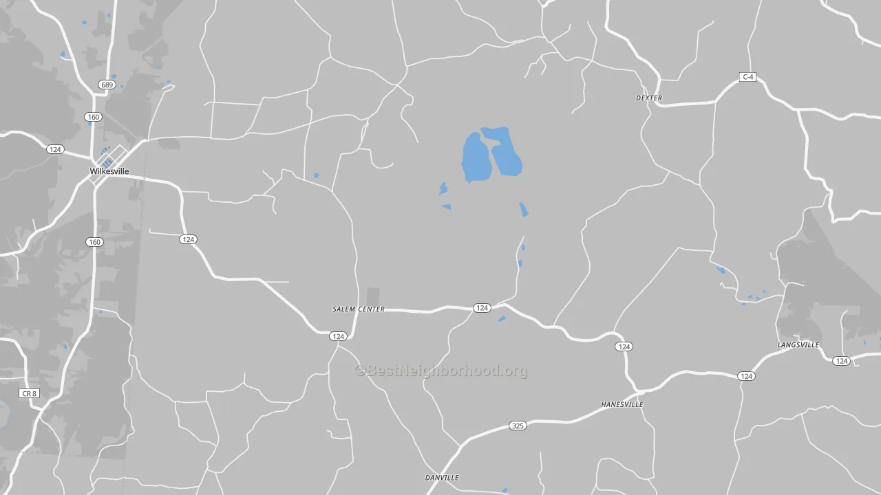 Bike Grade map of 45741, OH