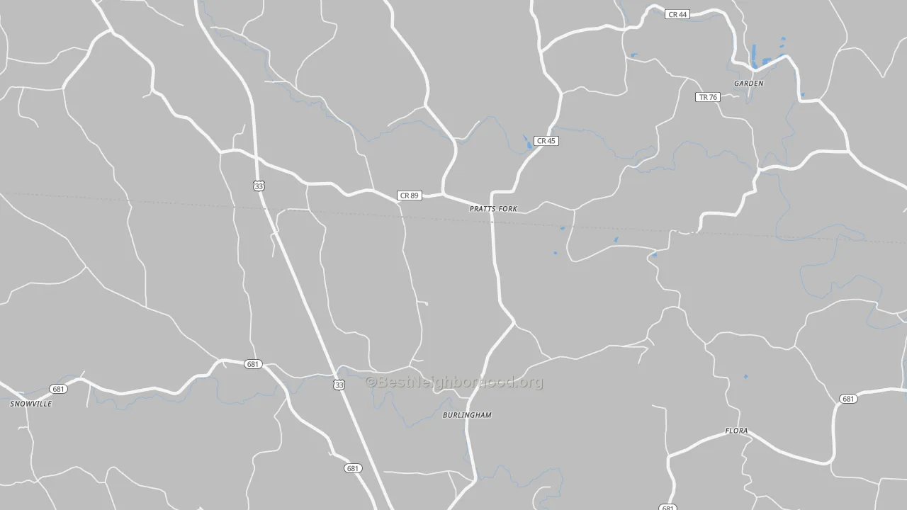Bike Grade map of 45776, OH