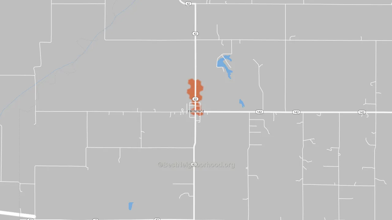 Bike Grade map of 46125, IN