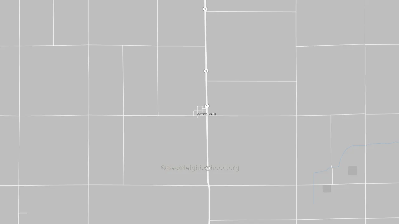 Bike Grade map of 46778, IN