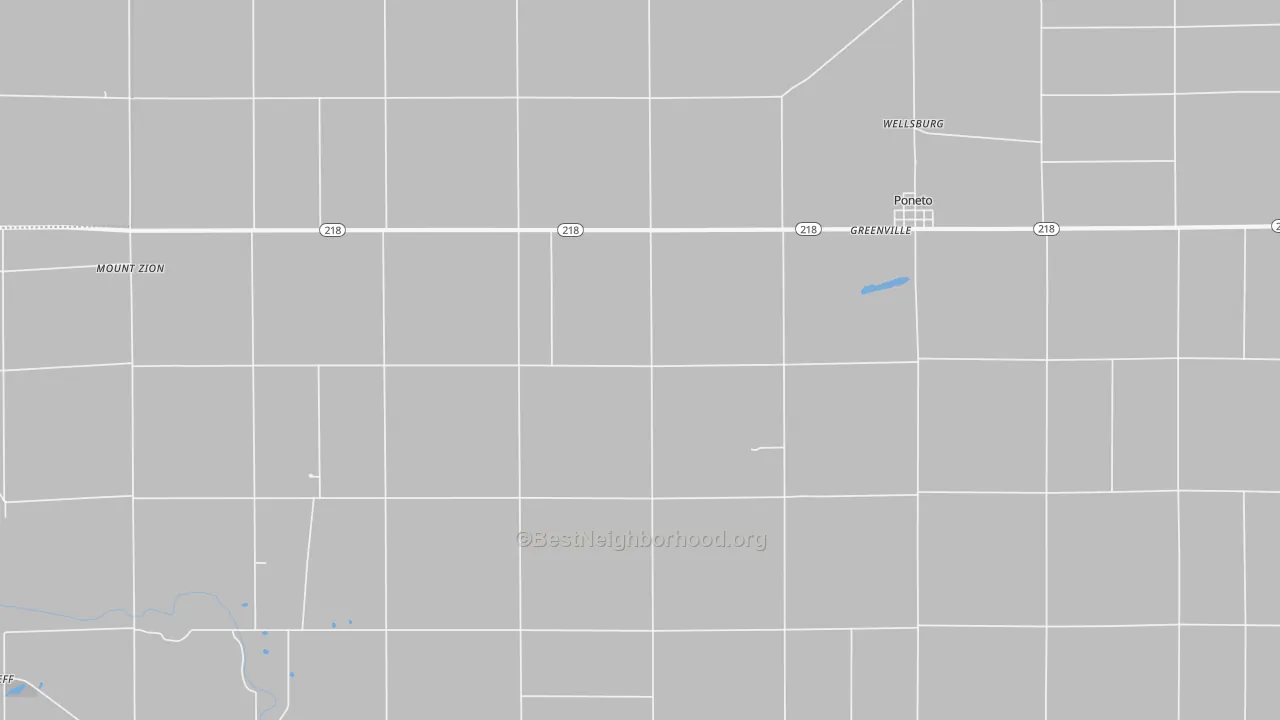 Bike Grade map of 46781, IN