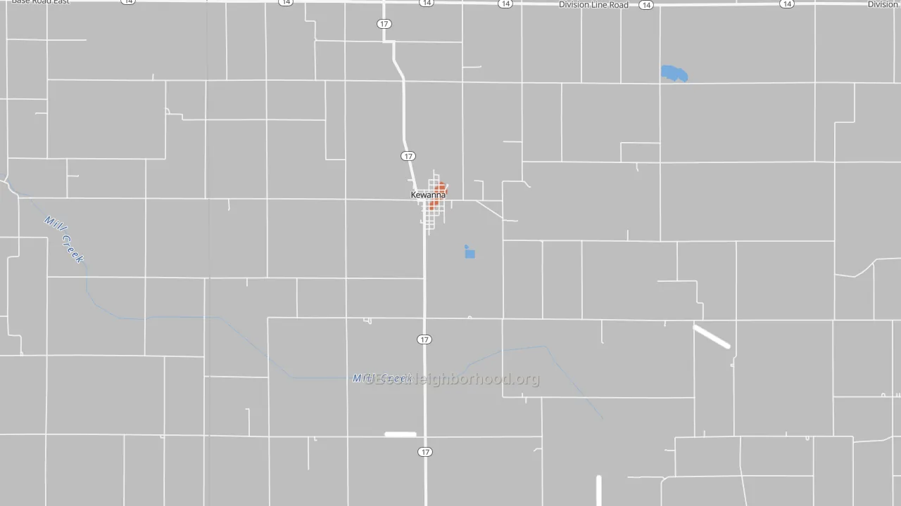Bike Grade map of 46939, IN
