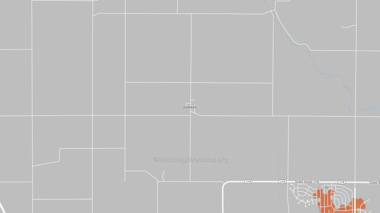 Bike Grade map of 46967, IN