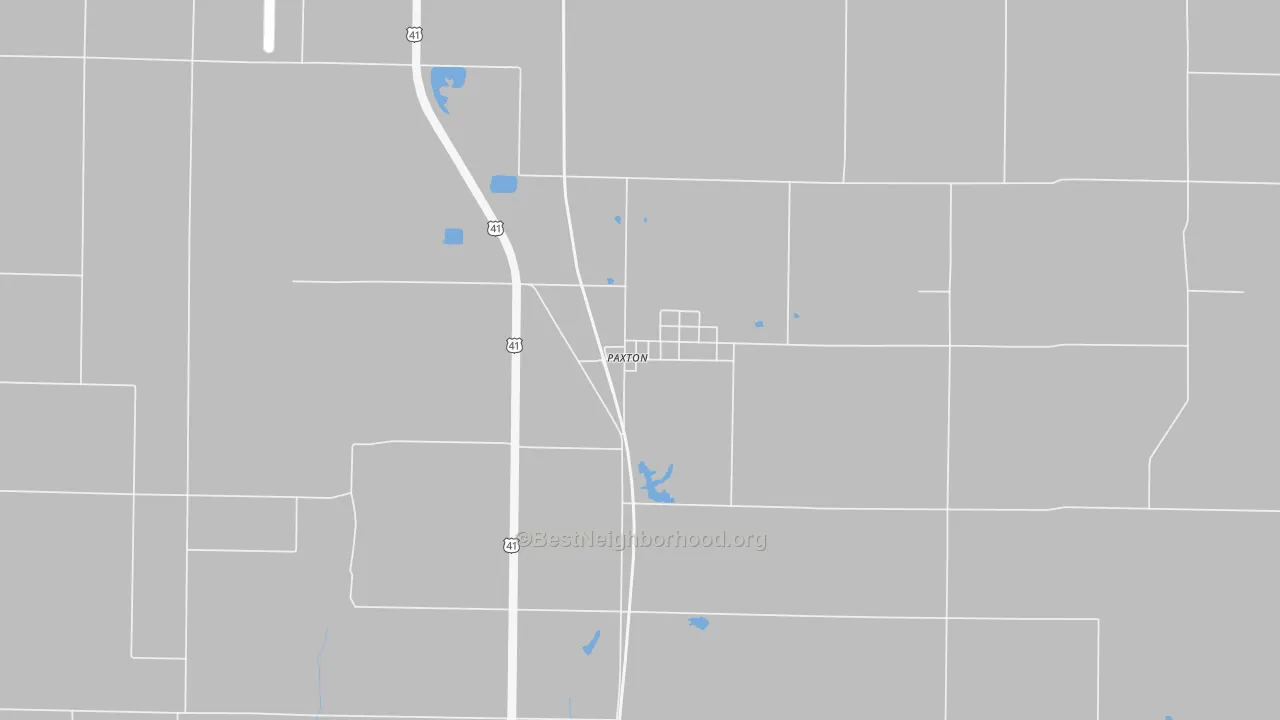 Bike Grade map of 47865, IN