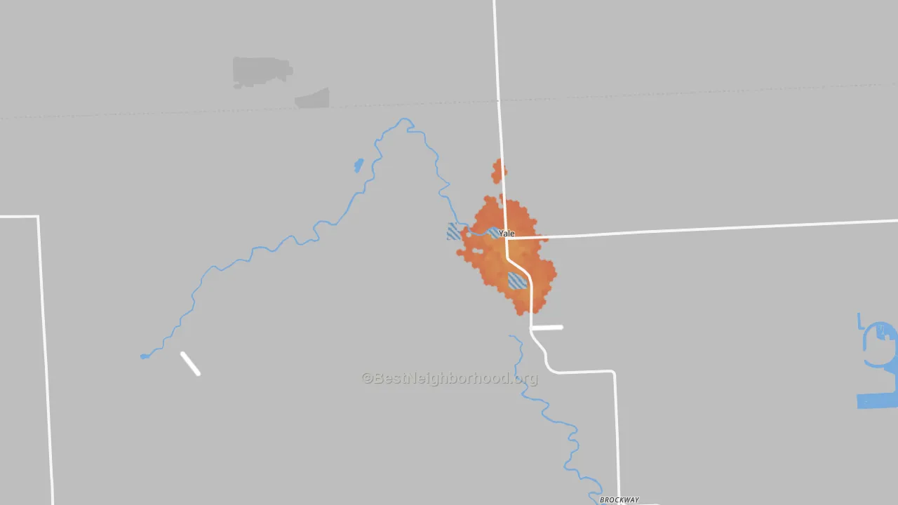 Bike Grade map of 48097, MI