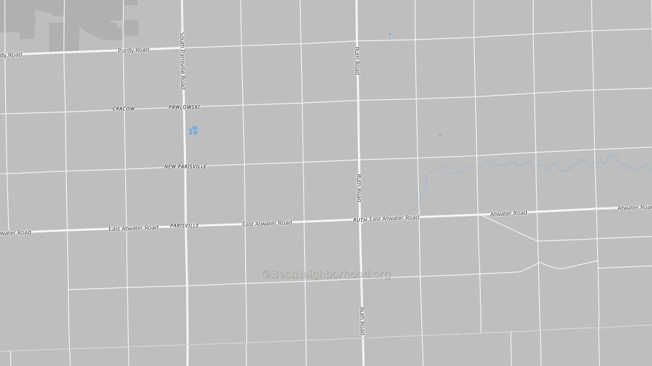 Bike Grade map of 48470, MI