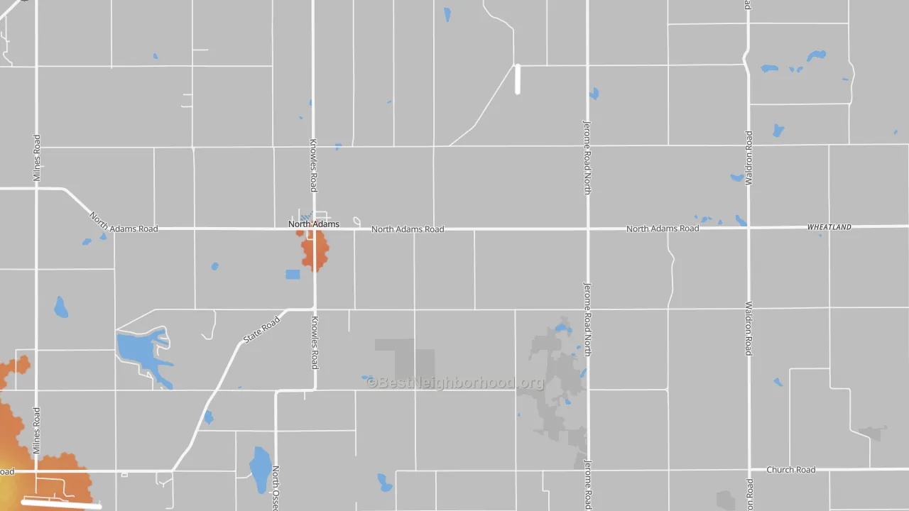 Bike Grade map of 49262, MI