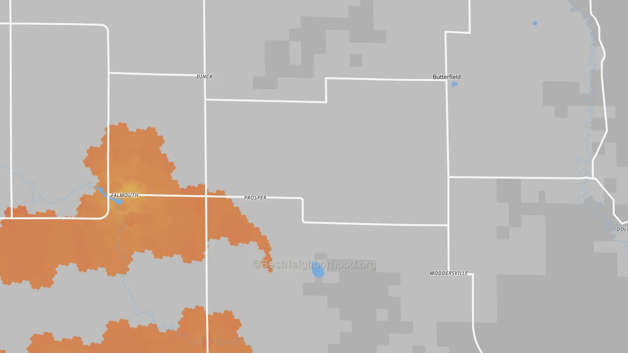Bike Grade map of 49632, MI